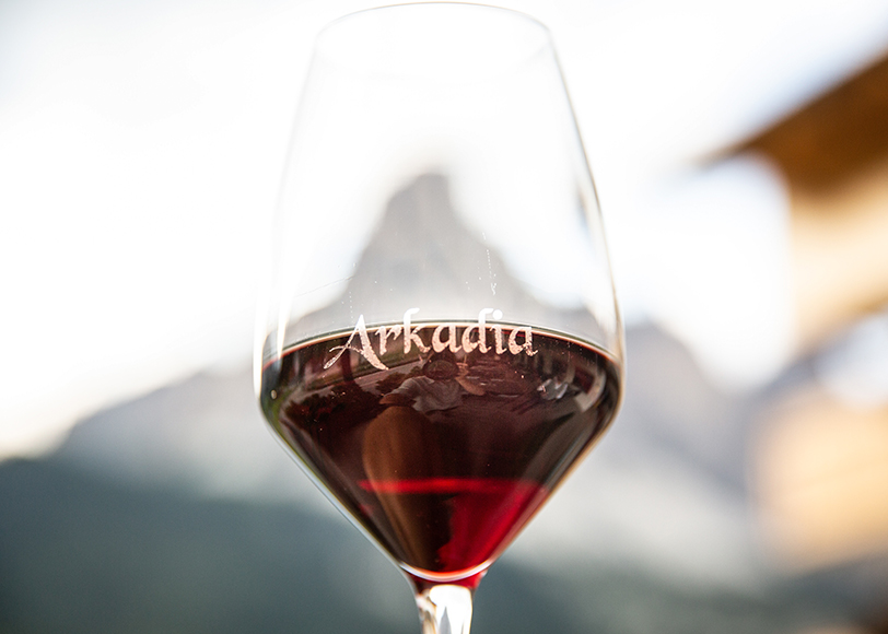 Bicchiere di vino rosso