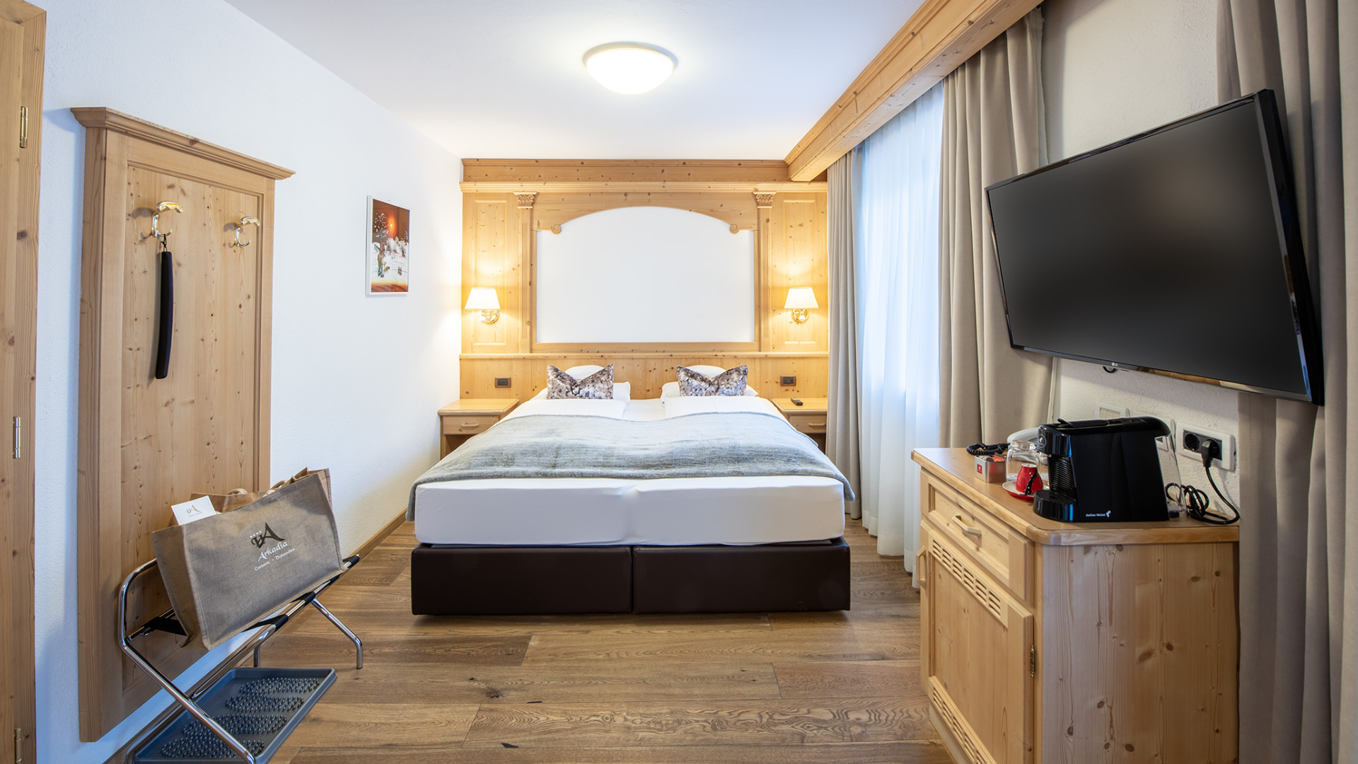 Gemütliches Komfortzimmer des Hotel Arkadia